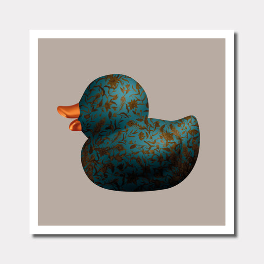 BB. Duck - Flower v2, Blue/Plaza