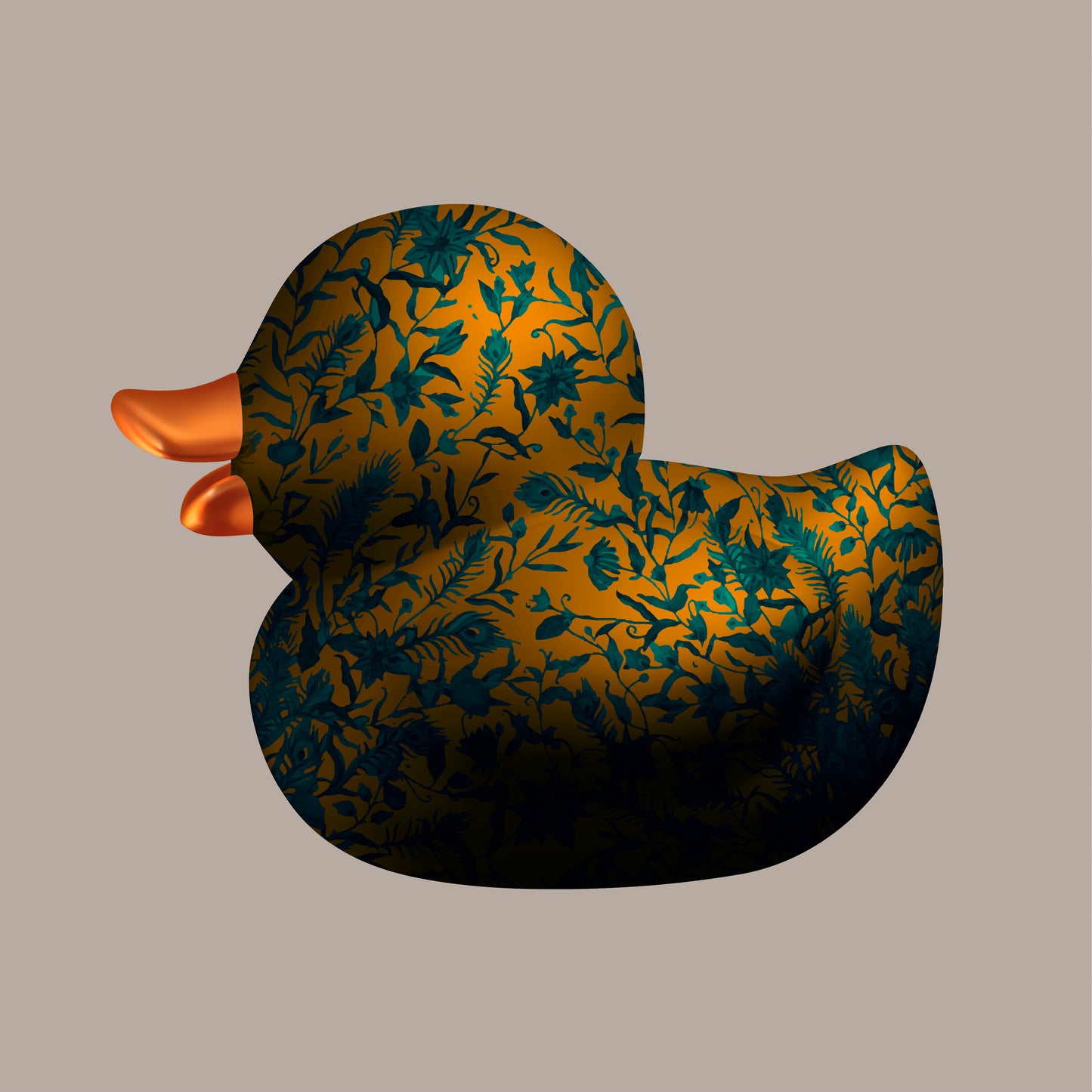 BB. Duck - Spec. Flower, Golden/Plaza