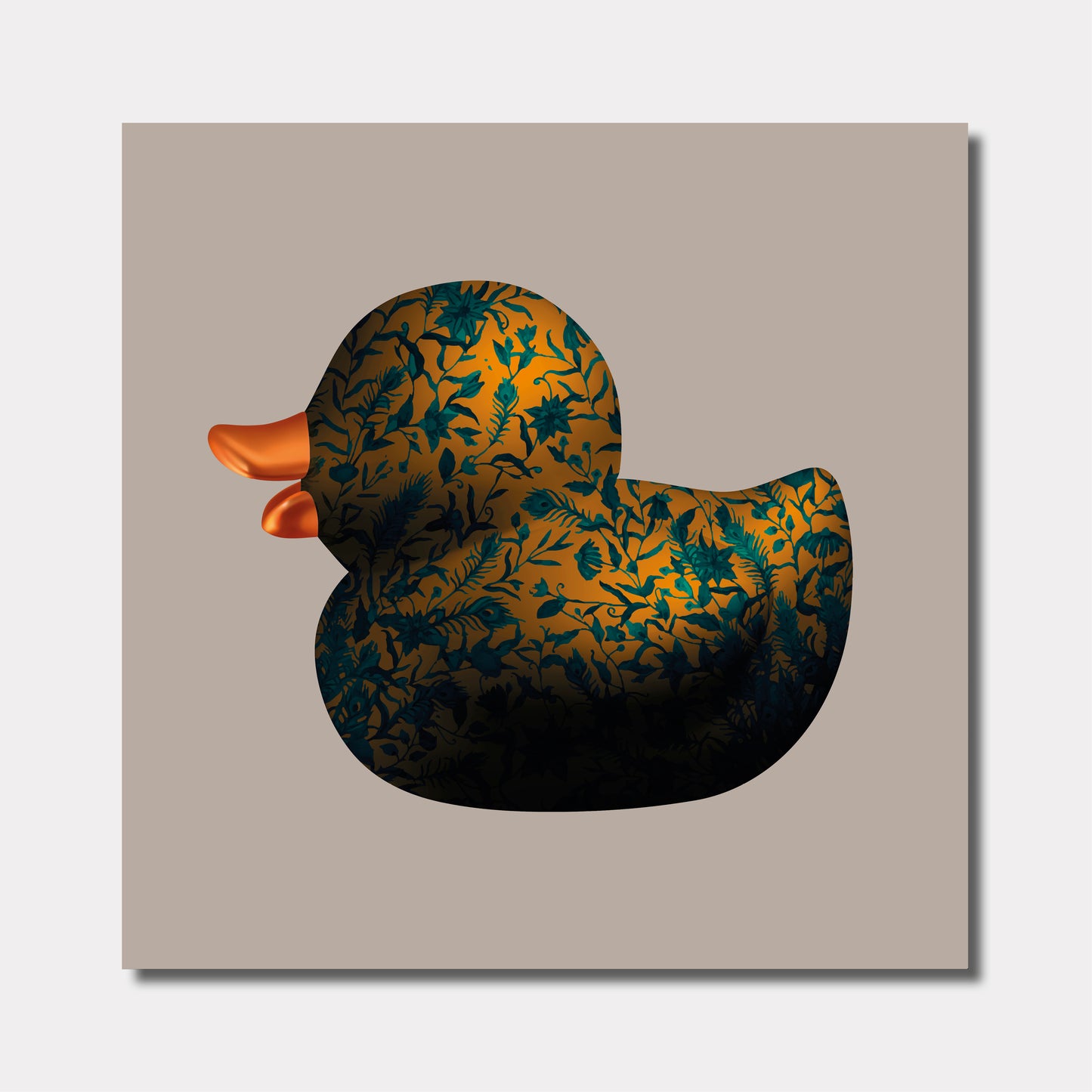 BB. Duck - Spec. Flower, Golden/Plaza