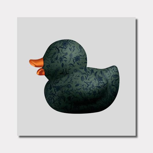 BB. Duck - Flower v02, Thyme/Grey