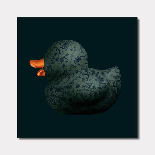 BB. Duck - Flower v02, Thyme/Navy
