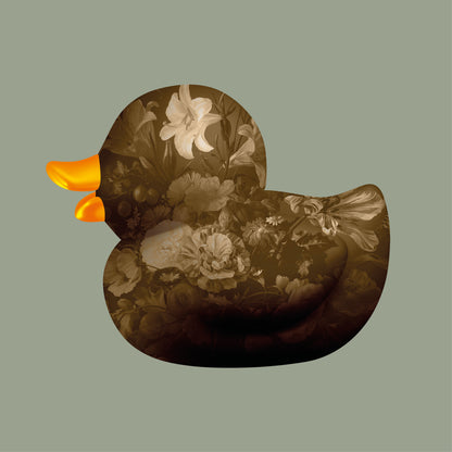 BB. Duck - Flower IIII, Brown Sage
