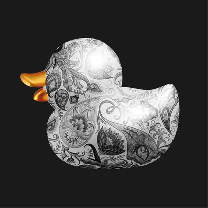 BB. Duck - Paisley, Greyscale 4.1