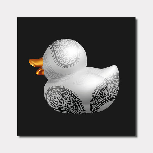 BB. Duck - Paisley, Greyscale 4.2