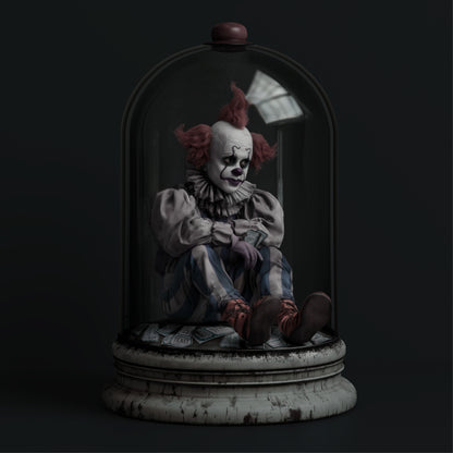 Clown; Behind the Glass, Dark