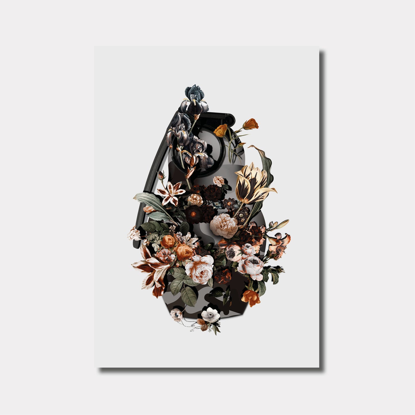 Everything Ends With Flowers, White