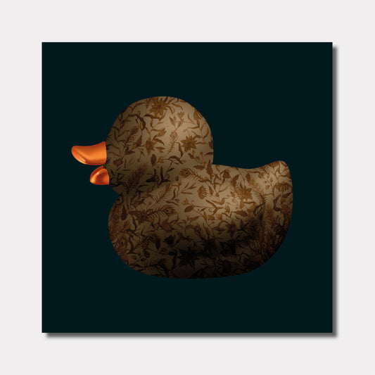 BB. Duck - Luxe Flora, Brown-Navy