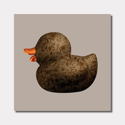 BB. Duck - Flower v02, Brown/Plaza