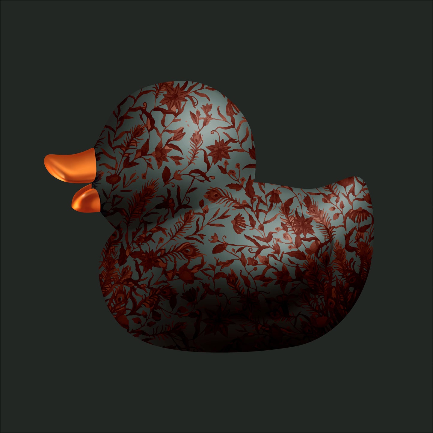 BB. Duck - Flower v02, China/Army