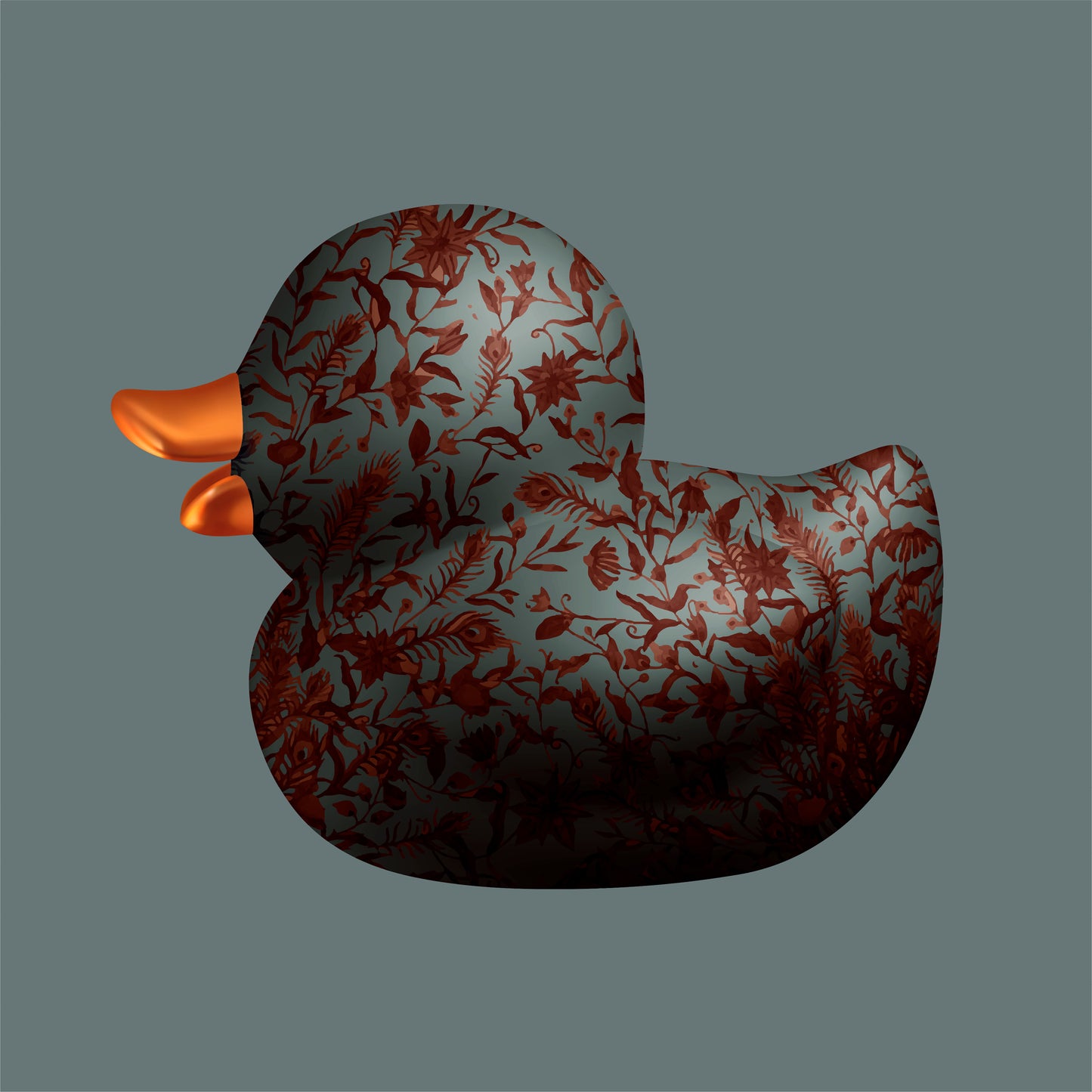 BB. Duck - Luxe Flora, China-Stone