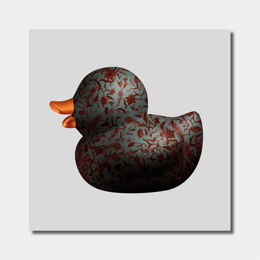 BB. Duck - Luxe Flora, China-Grey