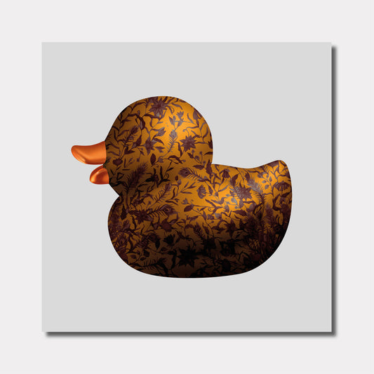 BB. Duck - Luxe Flora, Fire-Grey