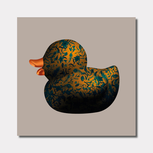 BB. Duck - Flower v02, Golden/Plaza