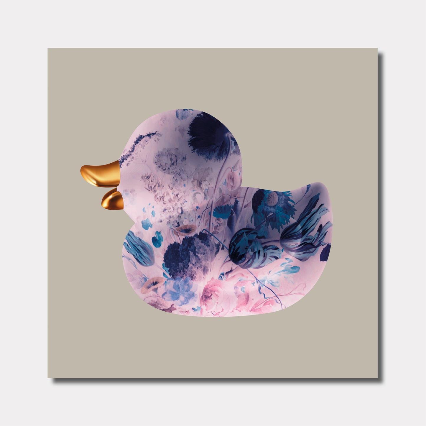 BB. Duck - Flower, Lilac Beige