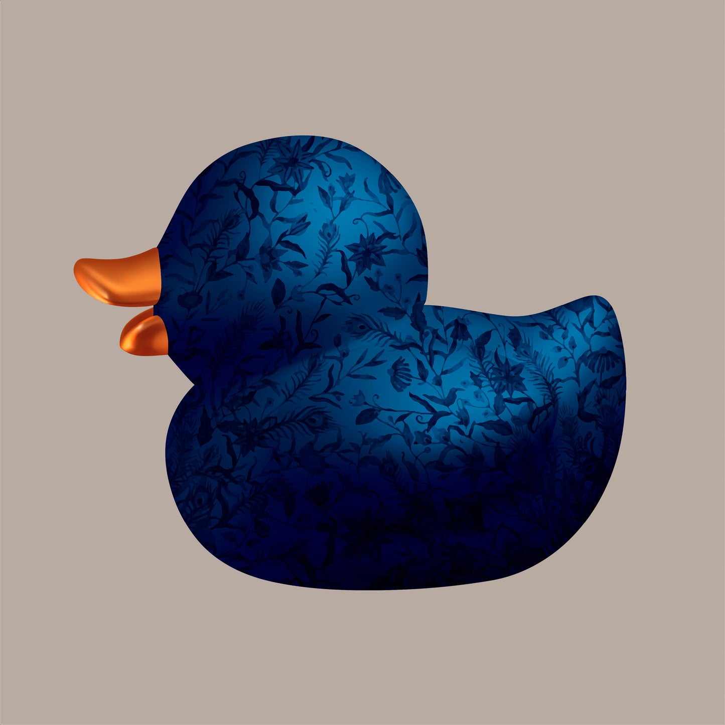 BB. Duck - Luxe Flora, Midnight-Plaza