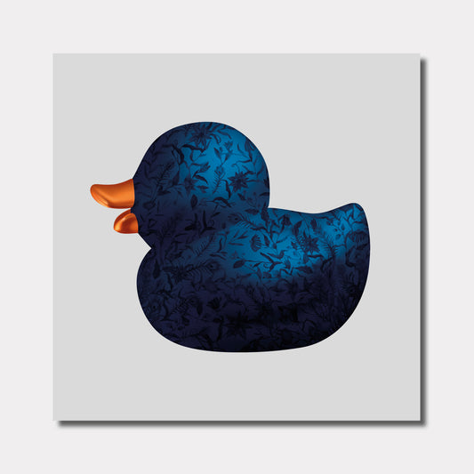 BB. Duck - Luxe Flora, Midnight-Grey