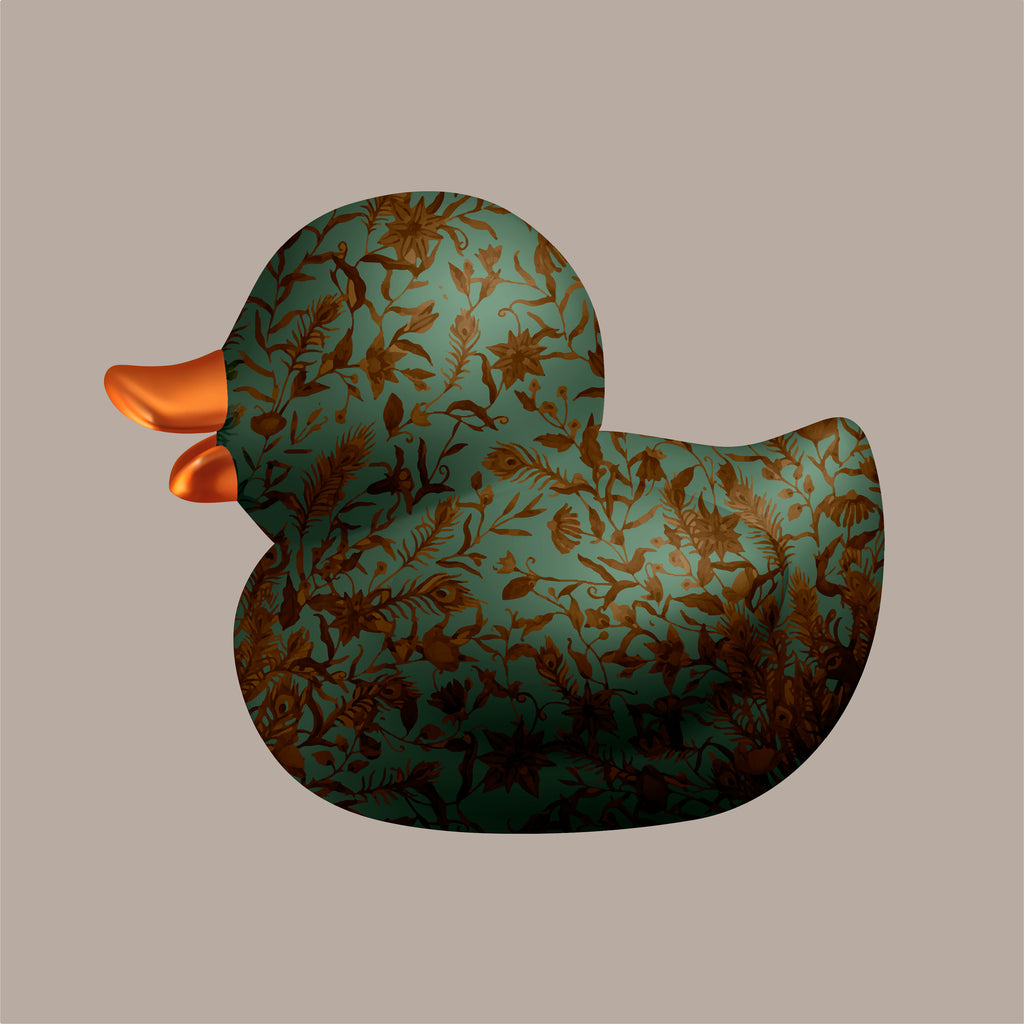 Duckness - Luxe Flora, Pistachio-Plaza