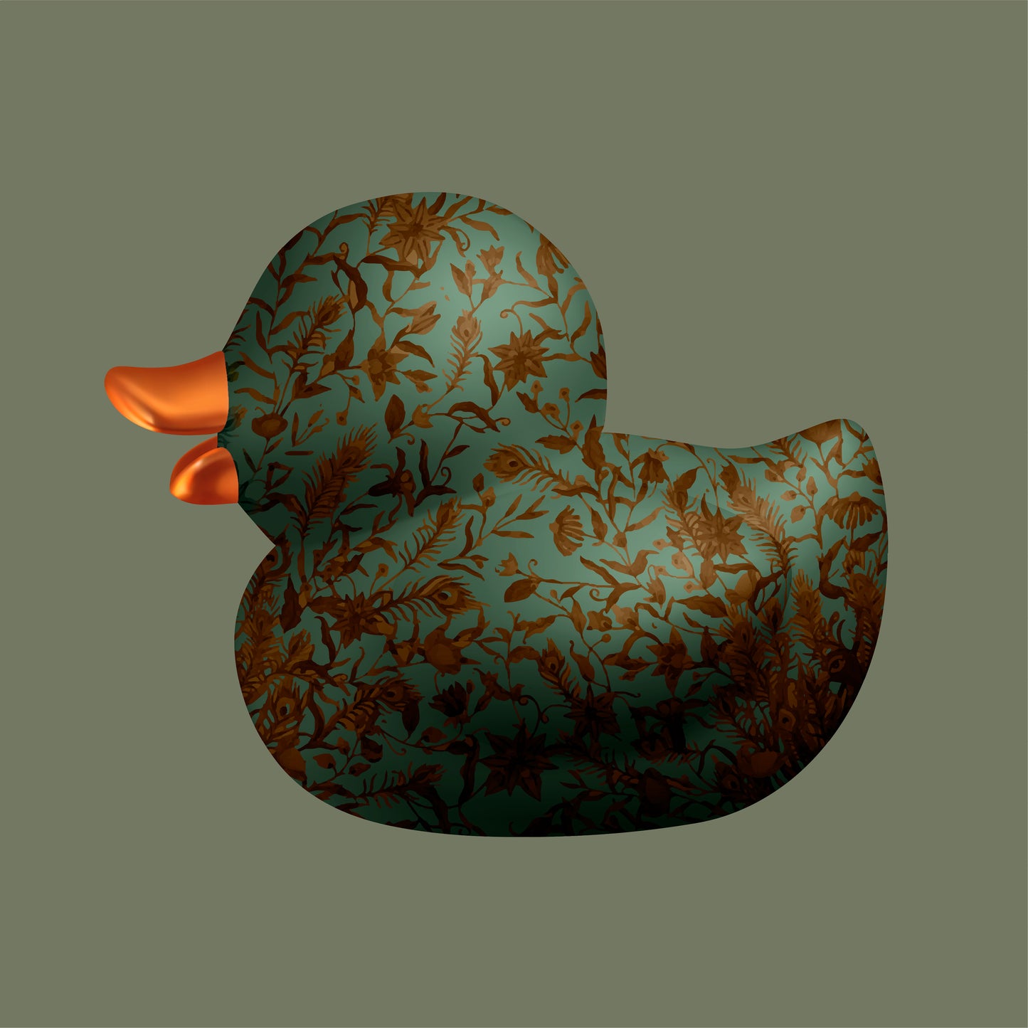 BB. Duck - Luxe Flora, Pistachio-Sage