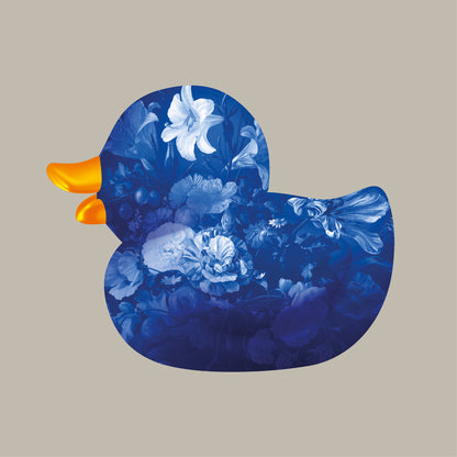 BB. Duck - Flower IIII, Blue Beige
