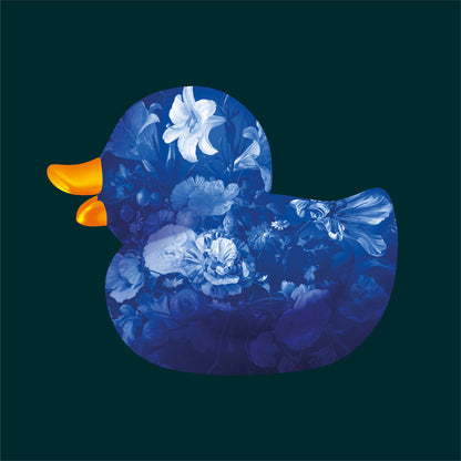 BB. Duck - Flower IIII, Blue Forest
