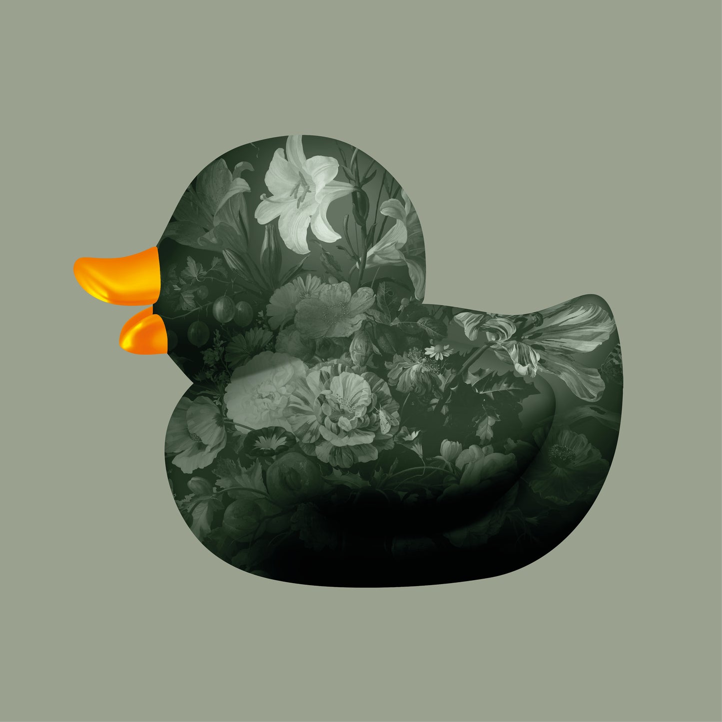 BB. Duck - Flower IIII, Greny