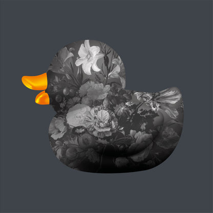 BB. Duck - Flower IIII, Grey Steel