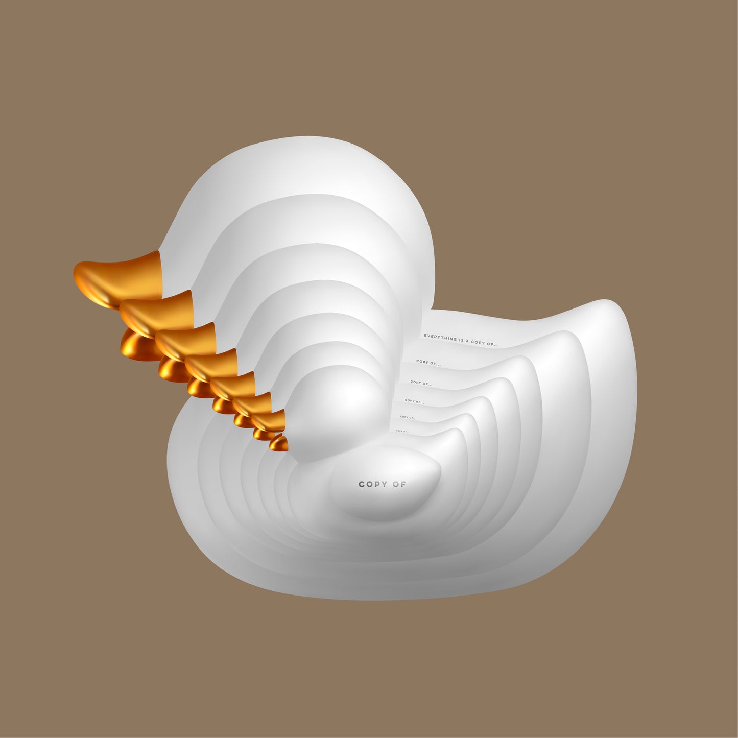 BB. Duck - Copy Of, Oak