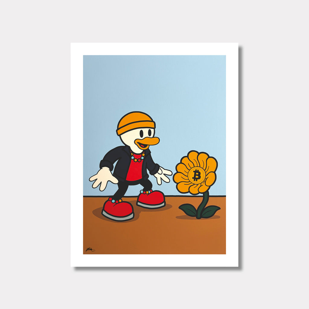 BB. Duck's First Discovery Of The Bitcoin-Flower