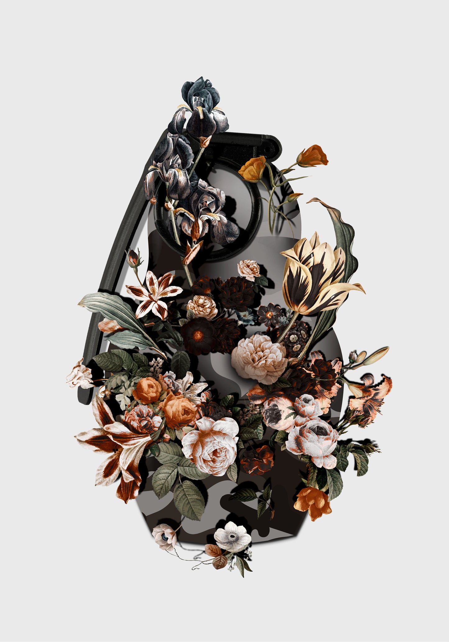 Everything Ends With Flowers, White