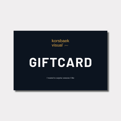 Korsbaek Visual Giftcard